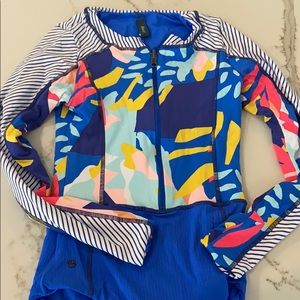 Maaji reversible rash guard swimsuit